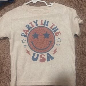 3 for $15! 3t toddler unisex Kids 'Party in the USA' Graphic Tee